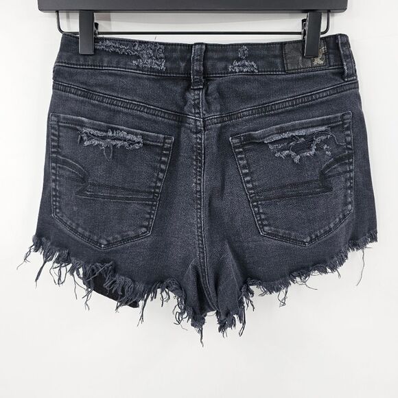 American eagle vintage hi rise festival shorts black 2 - Picture 2 of 3